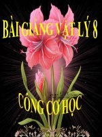 Bài giảng bài công cơ học vật lý 8 (13) 