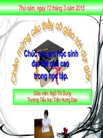 Bài giảng chiếc đèn ông sao