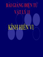 Bài giảng bài kính hiển vi vật lý 11 (3) 