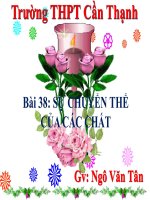 Bài giảng bài sự chuyển thể của các chất vật lý 10 (6) 