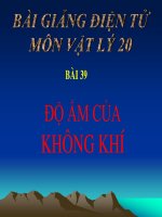 Bài giảng bài độ ẩm của không khí vật lý 10 (4) 