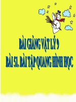 Bài giảng bài bài tập quang hình học vật lý 9 (3) 