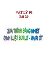 Bài giảng bài quá trình đẳng nhiệt  định luật bôi lơ ma ri ốt vật lý 10 (5) 