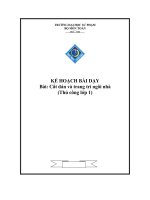 Giáo án mỹ thuật cắt dán và trang trí ngôi nhà