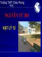 Bài giảng bài mẫu nguyên tử bo vật lý 12 (4) 