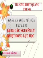 Bài giảng bài các nguyên lí của nhiệt động lực học vật lý 10 (8) 