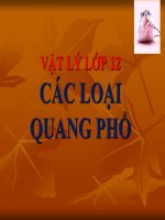 Bài giảng bài các loại quang phổ vật lý 12 (3) 