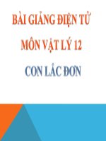 Bài giảng bài con lắc đơn vật lý 12 (4) 