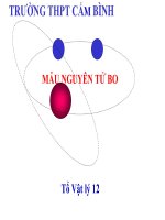 Bài giảng bài mẫu nguyên tử bo vật lý 12 (11) 