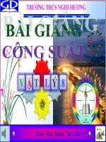 Bài giảng bài công suất vật lý 8 (2) 