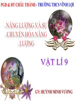 Bài giảng bài năng lượng và sự chuyển hóa năng lượng vật lý 9 (6) 
