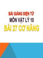 Bài giảng bài cơ năng vật lý 10 (4) 