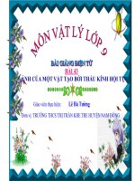 Bài giảng bài ảnh của một vật tạo bởi thấu kính hội tụ vật lý 9 (2) 