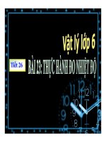 Bài giảng bài thực hành đo nhiệt độ vật lý 6 (5) 