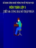 Bài giảng toán 5 tham khảo cộng hai số thập phân (31) 