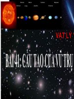 Bài giảng bài cấu tạo vũ trụ vật lý 12 (10) 