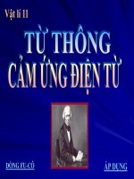 Bài giảng bài từ thông  cảm ứng điện từ vật lý 11 (7) 