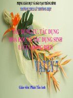 Bài giảng bài tác dụng từ, tác dụng hóa học và tác dụng sinh lí của dòng điện vật lý 7 (23) 