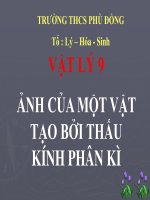 Bài giảng bài ảnh của một vật tạo bởi thấu kính phân kỳ vật lý 9 (5) 