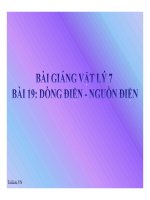 Bài giảng bài dòng điện nguồn điện vật lý 7 (3) 