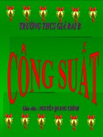 Bài giảng bài công suất vật lý 8 (5) 