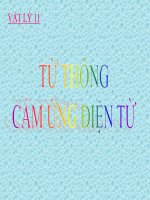 Bài giảng bài từ thông  cảm ứng điện từ vật lý 11 (10) 