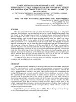MỘT NGHIÊN cứu THỰC NGHIỆM bộ THU hồi NĂNG LƯỢNG tái tạo KHI PHANH áp DỤNG CHO XE ô tô có KIỂU hệ THỐNG TRUYỀN lực TRUYỀN THỐNG