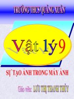 Bài giảng bài sự tạo ảnh trong máy ảnh vật lý 9 (3) 