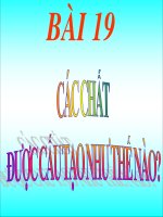 Bài giảng bài các chất được cấu tạo như thế nào vật lý lớp 8 (8) 
