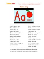 Video học Tiếng Anh cho trẻ em: Phonics Song
