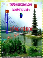 Bài giảng bài công cơ học vật lý 8 (11) 