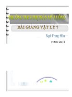 Bài giảng bài chất dẫn điện và chất cách điện – dòng điện trong kim loại vật lý 7 (23) 