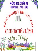 Bài giảng toán 5 viết các số đo diện tích dưới dạng số thập phân (9) 