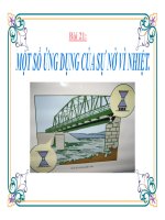 Bài giảng bài một số ứng dụng của sự nở vì nhiệt vật lý 6 (5) 