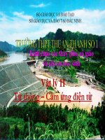 Bài giảng bài từ thông  cảm ứng điện từ vật lý 11 (2) 