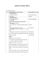 Giáo án dạy múa tại trường tiểu học