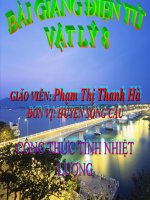 Bài giảng bài công thức tính nhiệt lượng vật lý 8 (6) 