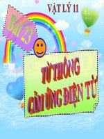 Bài giảng bài từ thông  cảm ứng điện từ vật lý 11 (6) 