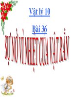 Bài giảng bài sự nở vì nhiệt của vật rắn vật lý 10 (3) 