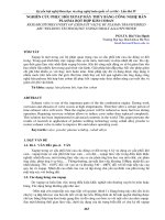 NGHIÊN cứu PHỤC hồi XUPAP máy THỦY BẰNG CÔNG NGHỆ hàn PLASMA bột hợp KIM COBAN