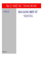 Bài giảng bài nhiệt kế thang đo độ vật lý 6 (2) 