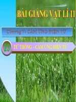 Bài giảng bài từ thông  cảm ứng điện từ vật lý 11 (8) 