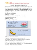 10 cụm từ ‘nghe là thèm’ trong tiếng Anh