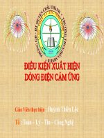 Bài giảng bài điều kiện xuất hiện dòng điện cảm ứng vật lý 9 (5) 