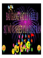 Bài giảng bài sự nở vì nhiệt của chất rắn vật lý 6 (8) 