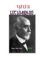 Bài giảng bài lực lo   ren   xơ vật lý 11 (7) 