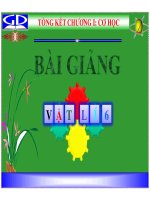 Bài giảng bài tổng kết chương i cơ học vật lý 6 (10) 