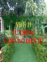 Bài giảng bài từ thông  cảm ứng điện từ vật lý 11 (11) 