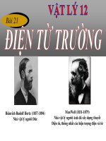 Bài giảng bài điện từ trường vật lý 12 (3) 