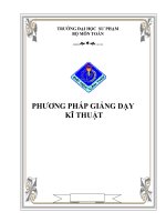 phương pháp giảng dạy kĩ thuật bài gấp mũ ca lô